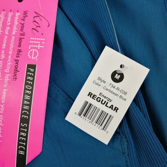 Koi Scrub Pants Women's 734-038 Caribbean Blue - Picture 4 of 11